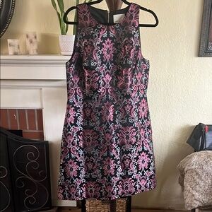 Kate Spade Pink and Black Sheath Dress